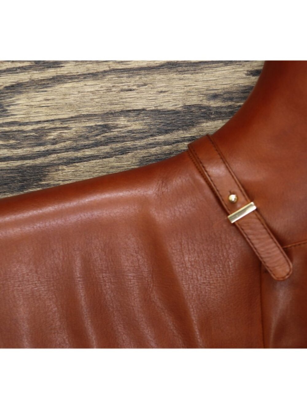 NWT On 34th Womens Firesse Riding Boots 10019685500 Cognac Leather Brown 6.5\M - Picture 10 of 11